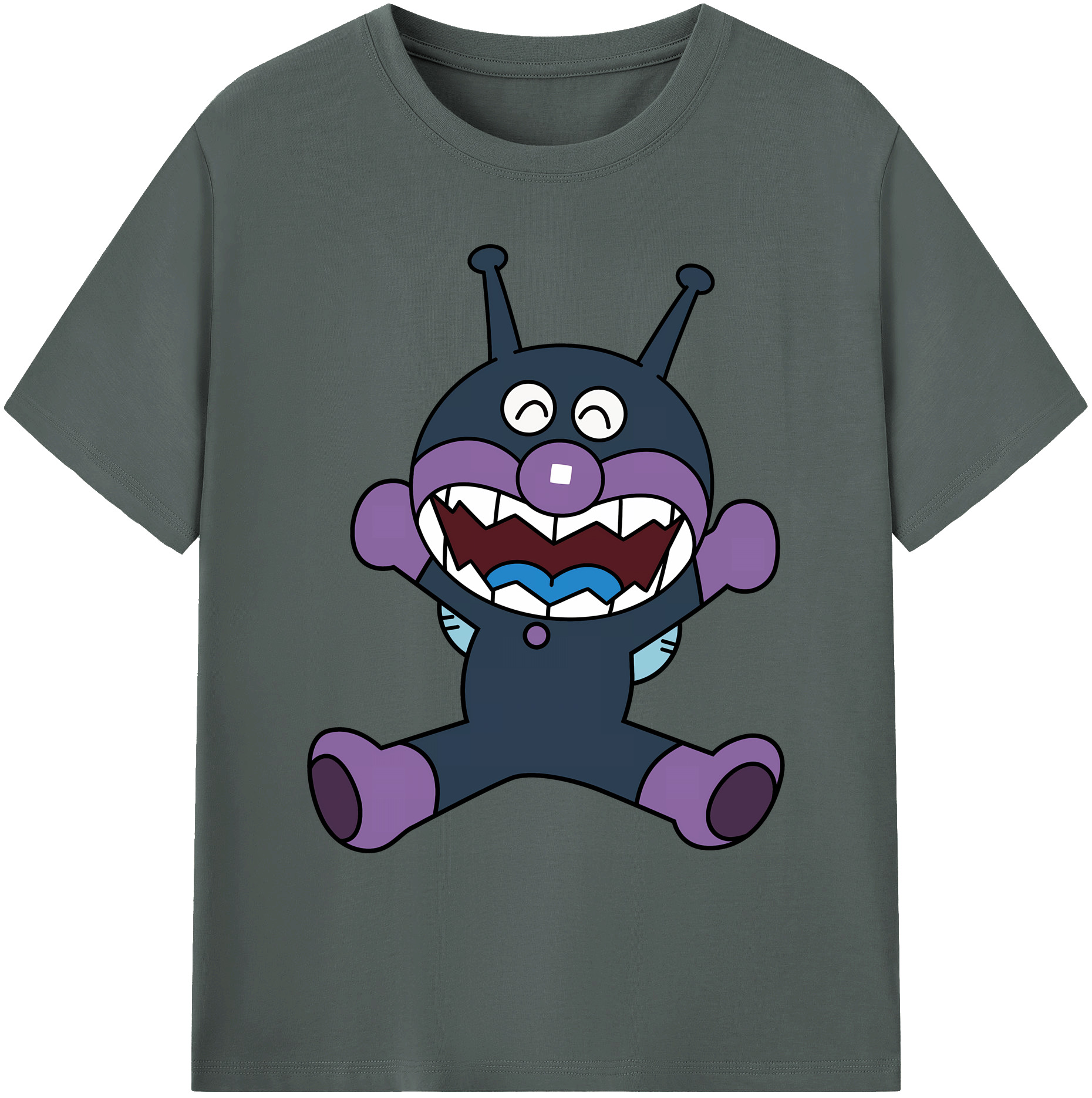 （画像用） アンパンマン Anpanman 綿100％ メンズ半袖Tシャツ｜肌触りやわらか＆通気性